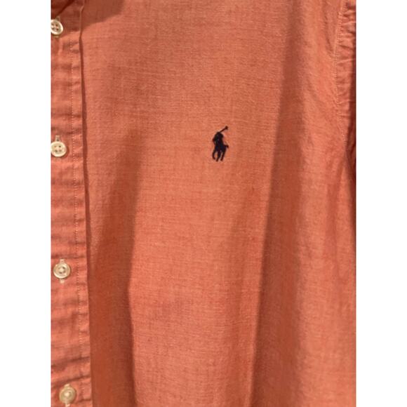 Polo Ralph Lauren Classic Preppy Oxford Button Down Orange Size  2XL - Picture 4 of 7